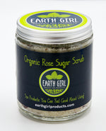 Earth Girl - Organic Rose Sugar Scrub --- A Luxurious Blend of Rosy Antioxidants