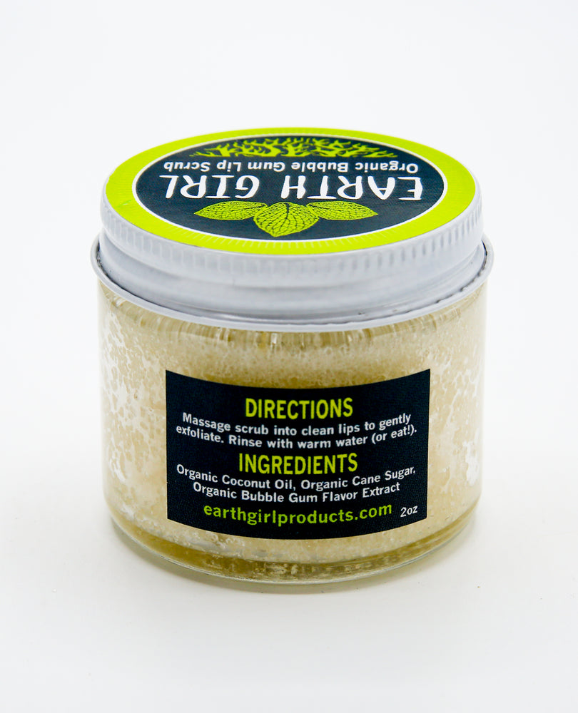 Earth Girl - Organic Bubble Gum Lip Scrub --- Better Than Candy