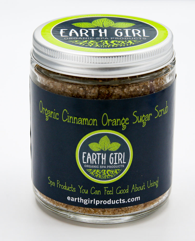 Earth Girl - Organic Cinnamon Orange Sugar Scrub --- Fall in a Jar!