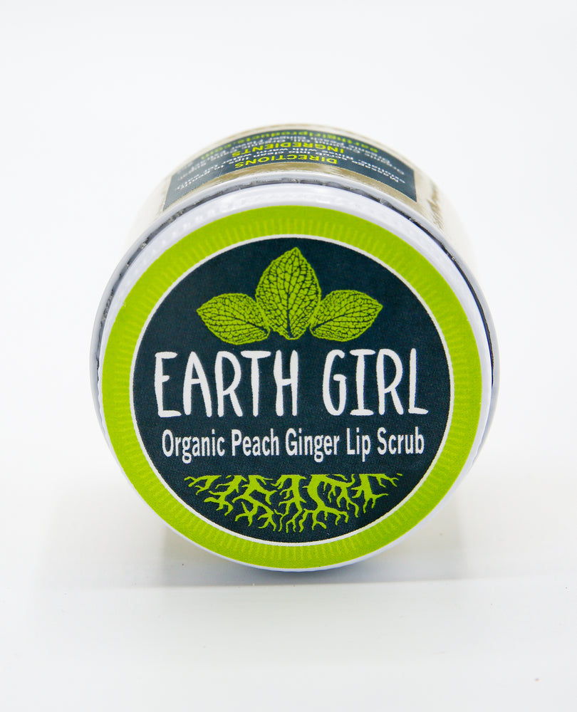 Earth Girl - Organic Peach Ginger Lip Scrub --- The Ultimate Lip Elixir